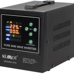 Conversor 12V - 220V 500W (ONDA PURA) Estabilizador Tensão c/ Função Carregamento Bateria - KEMOT