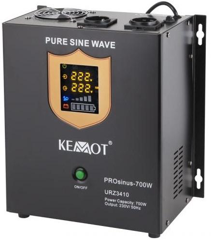 Conversor 12V - 220V 700W (ONDA PURA) Estabilizador Tensão c/ Função Carregamento Bateria - KEMOT