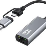 Adaptador de Rede USB 3.0 / USC - C 2500 Mbit/s USB - 0423 - LEVEL ONE