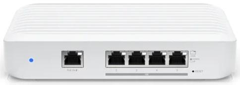 Switch de Rede 5 Portas UniFi Flex XG Gerido L2 10/100/1000 Mbps PoE (Branco) - UBIQUITI