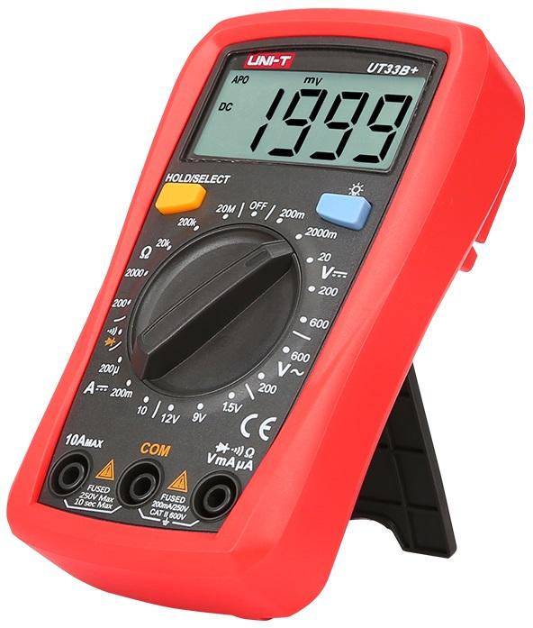 Multimetro Mini Digital CAT ll 600V (UT33B+) - UNI - T