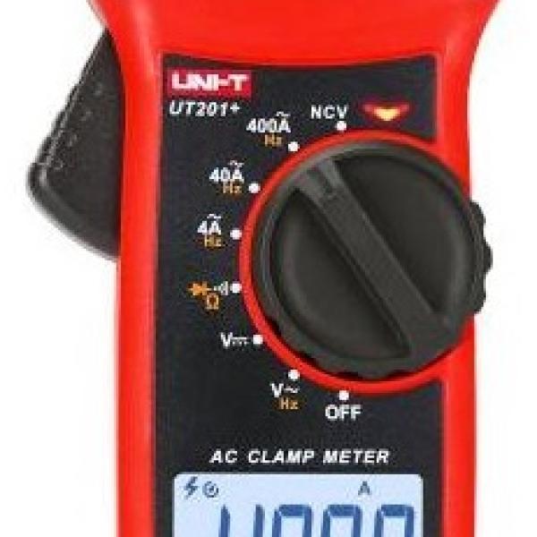 Pinça Amperímétrica Digital AC/DC 600V 400A True RMS - UNI - T UT201+