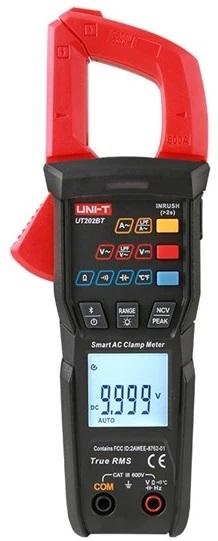 Pinça Amperímétrica Digital True RMS AC/DC 600V 600A - UNI - T