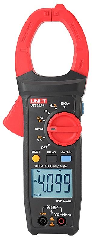 Pinça Amperimétrica AC/DC 1000V 1000A - UNI - T UT205A+