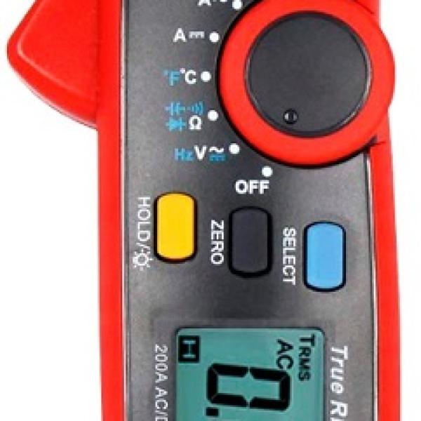 Pinça Amperímétrica Digital AC/DC c/ Multimetro True RMS - UNI - T