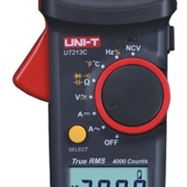 Pinça Amperímétrica Digital True RMS AC 40A/400A AC/DC 600V - UNI - T