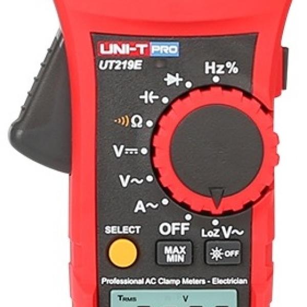 Pinça Amperimétrica Profissional Digital AC/DC 1000V 600A True RMS - UNI - T