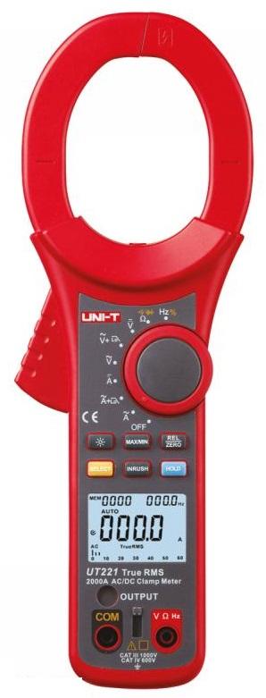 Pinça Amperímétrica Digital True RMS AC/DC 2000A AC/DC 750V - UNI - T