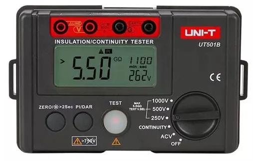 Medidor de Resistência Isolamento - UNI - T