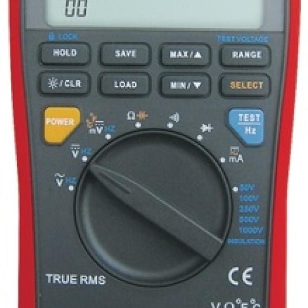Multimetro Digital Escala Automática e Medição Resistência Isolamento UNI - T
