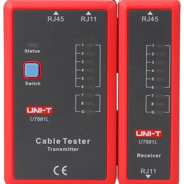 Testador de Rede RJ11 e RJ45 - UNI - T