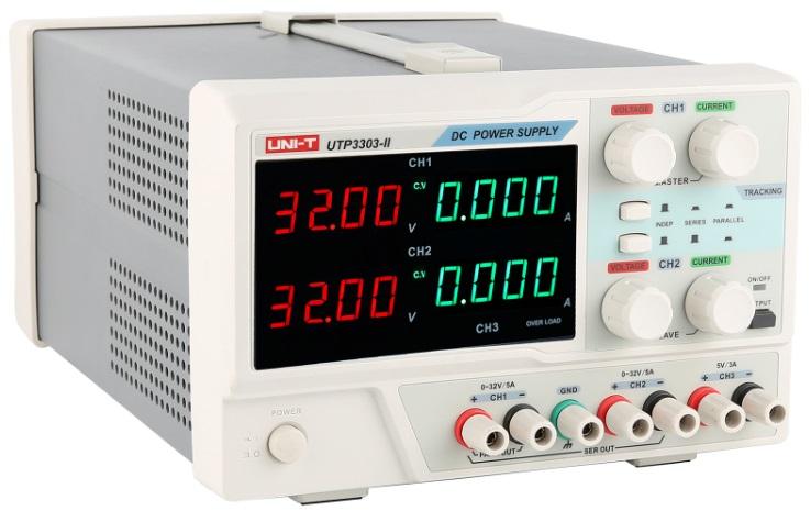 Fonte Alimentação Digital Multi - Canal (3x) Regulável 0~32V 0~3A - UNI - T UTP3303 - II