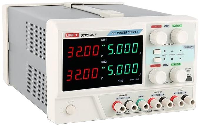 Fonte Alimentação Regulável 0~32V 0~5A + (5V 3A) 335W - UNI - T UTP3305 - II