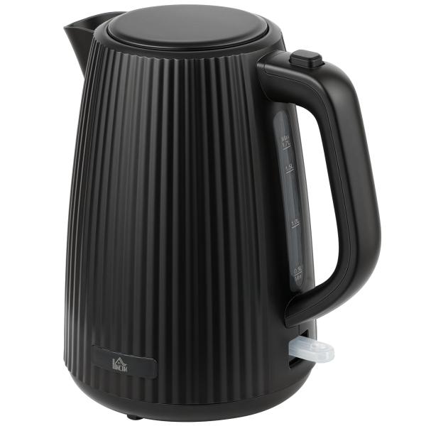 Fervedor Elétrico 1,7L 2200W com Filtro Antical Removível Desligamento Automático Base Giratória 360° Preto