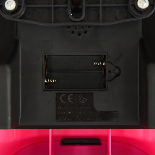 Trator para Crianças de 12 - 36 Meses com Reboque Removível Carro Andador com Buzina Farol Pá e Ancinho Carga 25kg 91x29x44cm Rosa