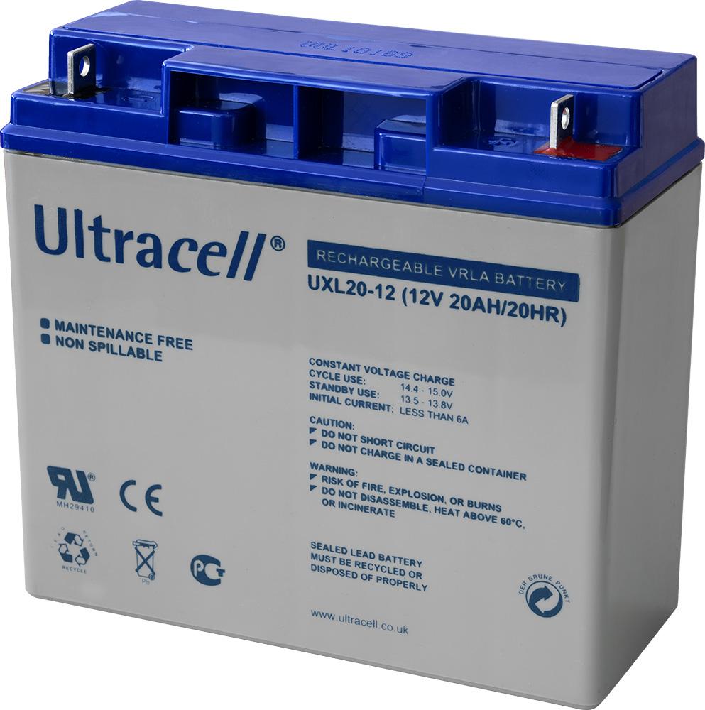 Bateria Longa Duração 12V 20Ah (181 x 77 x 167 mm) - Ultracell