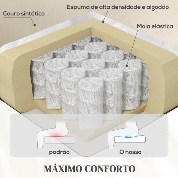 Poltrona Relax Reclinável Elétrica Elevatória com Massagem Vibratória Aquecimento e Porta USB 93x95,5x100 cm Creme