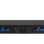 Central 2 Microfones UHF Digital 20 Canais (Mão e Cabeça) s/ Fios PD632C - Power Dynamics