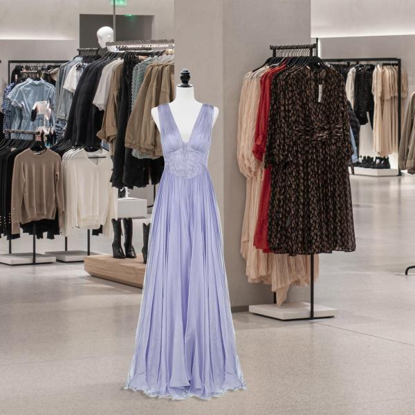 Manequim de Costura Feminino Manequim de Costura Ajustável a 130 - 168 cm com Tripé de Madeira Branco