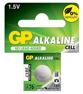Pilha Alcalina 1,5V LR44/AG13/V13GA/A76 - GP