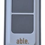 Comando ABLE TX TOH2 433 MHz Rolling Code - 2 Canais