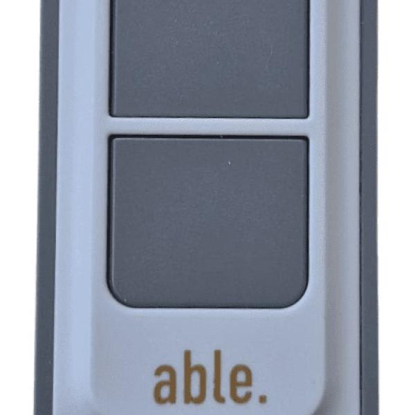 Comando ABLE TX TOH2 433 MHz Rolling Code - 2 Canais