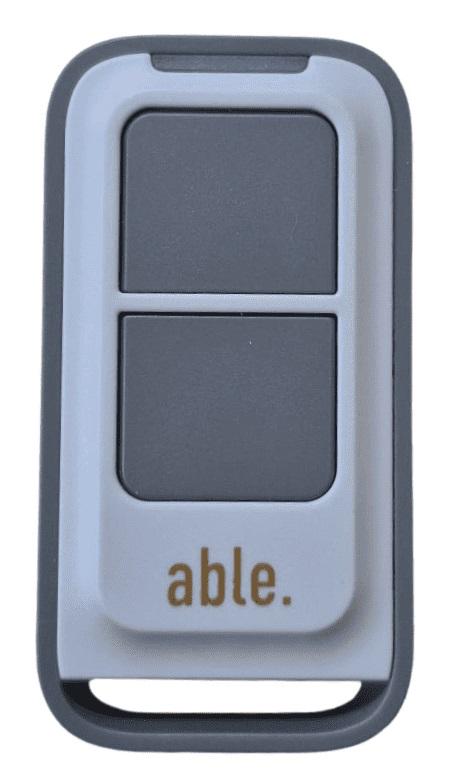 Comando ABLE TX TOH2 433 MHz Rolling Code - 2 Canais