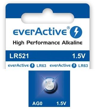 Pilha V379/SR521SW/SR521SW/AG0 1,55V - everActive