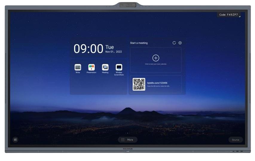 Monitor Interativo ViewPro Série LED 65 V6530 (Preto) - MAXHUB