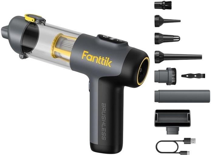 Aspirador Portátil Slim V9 Mix 80W 120ml p/ Carro - FANTTIK