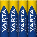 Pack 4x Pilhas Alcalinas Industrial 1,5V LR03 AAA - VARTA