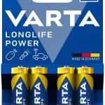 Blister de 4 Pilhas Alcalinas AA LR06 - VARTA