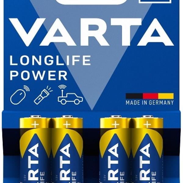 Blister de 4 Pilhas Alcalinas AA LR06 - VARTA