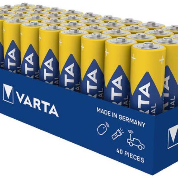 Pack 40x Pilhas Alcalinas Industrial 1,5V LR6 AA (4006) - VARTA