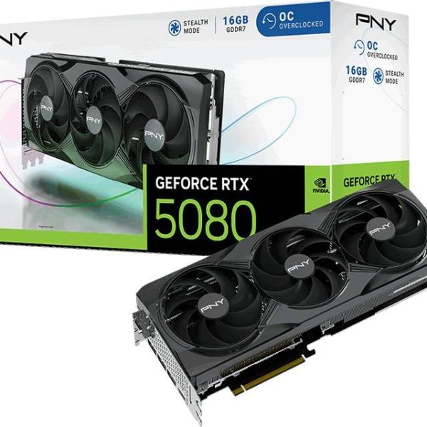 Placa Gráfica PNY RTX 5080 16G OC