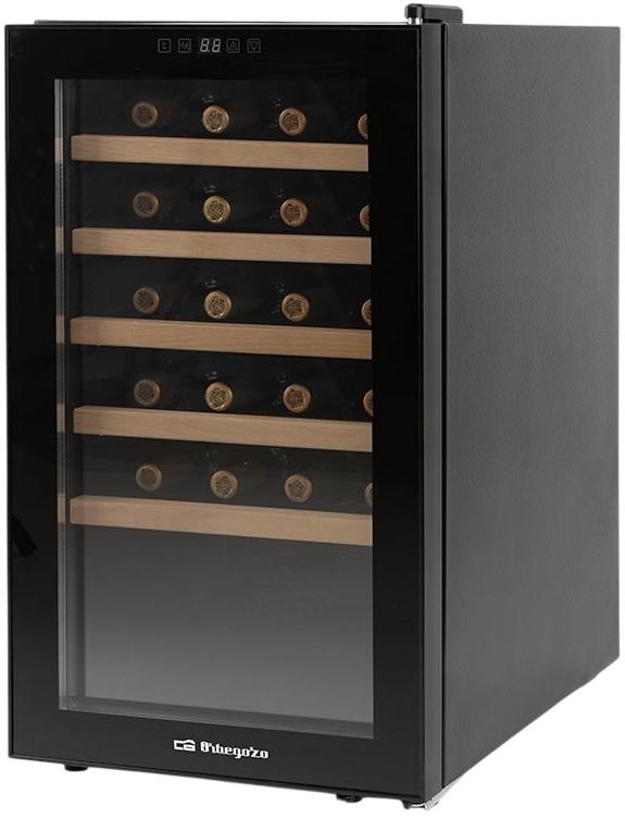Garrafeira 98L / 41 Garrafas VCO 4100 c/ Compressor (Preto) - ORBEGOZO