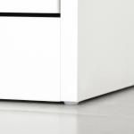 Móvel Sapateira de 4 Portas Estreita com Prateleiras Ajustáveis e Removíveis Capacidade de 16 Pares para Corredor Entrada 98x24x83cm Branco