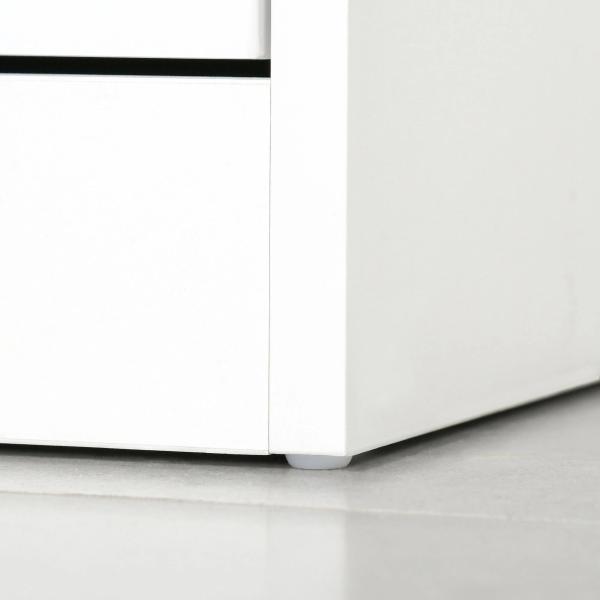 Móvel Sapateira de 4 Portas Estreita com Prateleiras Ajustáveis e Removíveis Capacidade de 16 Pares para Corredor Entrada 98x24x83cm Branco