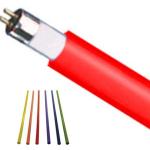Filtro PVC p/ Lâmpada Fluorescente T9 - 36/40W - Vermelho