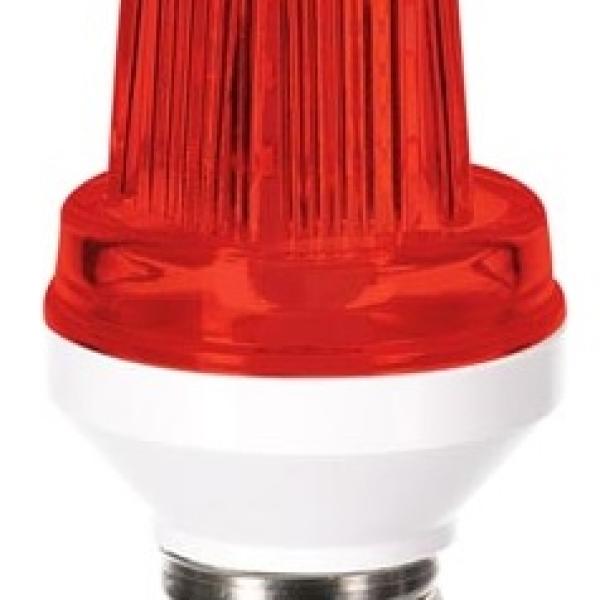 Lampada Mini Strobe 3W / 220V - E27 Vermelho