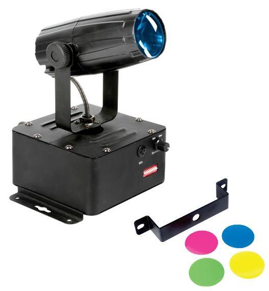 Projector Robô Mini Foco PINSPOT 1x LED Cree de 3W - HQPOWER