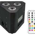 Projector TRUSSLED 33 - 3x LED RGB de 3W DMX - HQ POWER