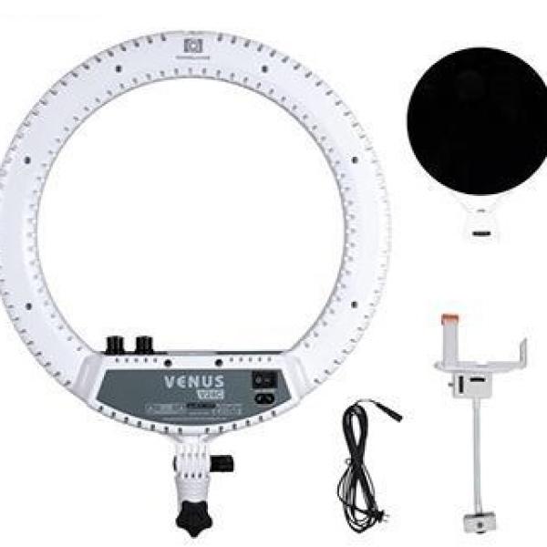 Iluminador LED Venus 24C 24W + Espelho (1690Lms/3200K - 5600K) - NANGUANG