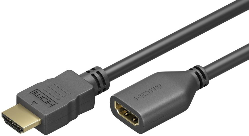 Cabo Extensão HDMI Macho - Femea 4K 3D (3 mts) - GOOBAY
