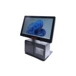 Pos Compacto VIANA 15.6" FuillHD 1920*1080 Fanless I5 - 8ª 16Gb 256Gb 1Gb Lan e Wifi Leitor c/Barras e Impressora 80mm IP65 Windows 11 Pro