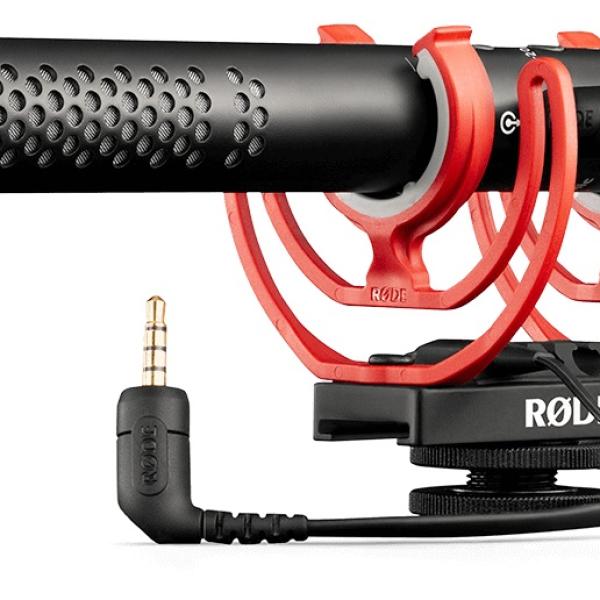Microfone VIDEOMIC NTG p/ Câmara Digital (Preto/Laranja) - RODE