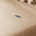 Cobertura de Substituição para Pérgola 300x300 cm com Duplo Teto e 8 Orifícios de Drenagem Cáqui