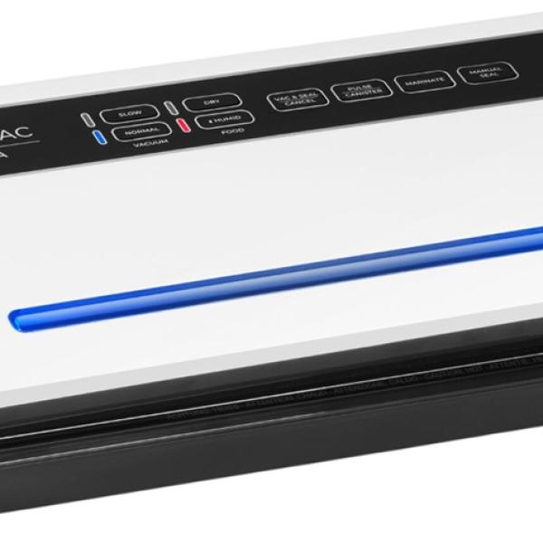Máquina de Selar a Vácuo 130W (Preto/Branco) - MAGIC VAC