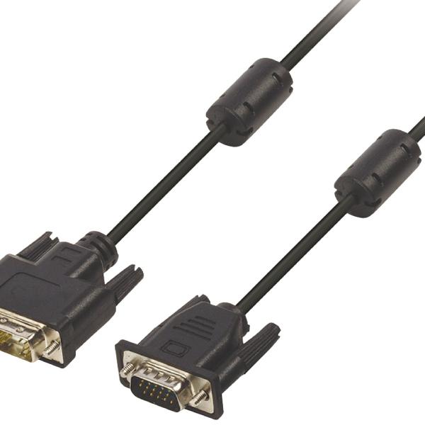 Cabo VGA Macho - DVI A Macho (2 mts)