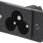 Ficha Painel Femea Tripolar (IEC - 320 - C6)